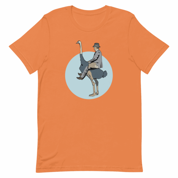Man on Ostrich Shirt