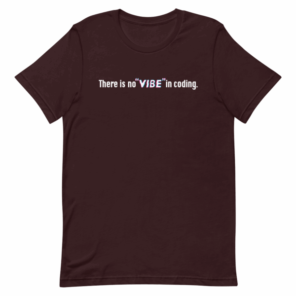 There is no "vibe" in coding Shirt - Image 3