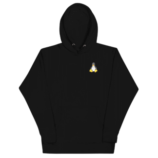 Linux Penguin Emblem Hoodie