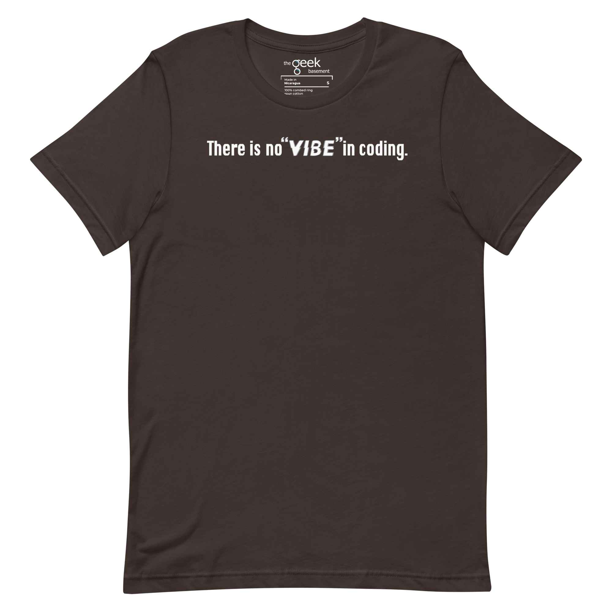 There is no "vibe" in coding Shirt - Image 5
