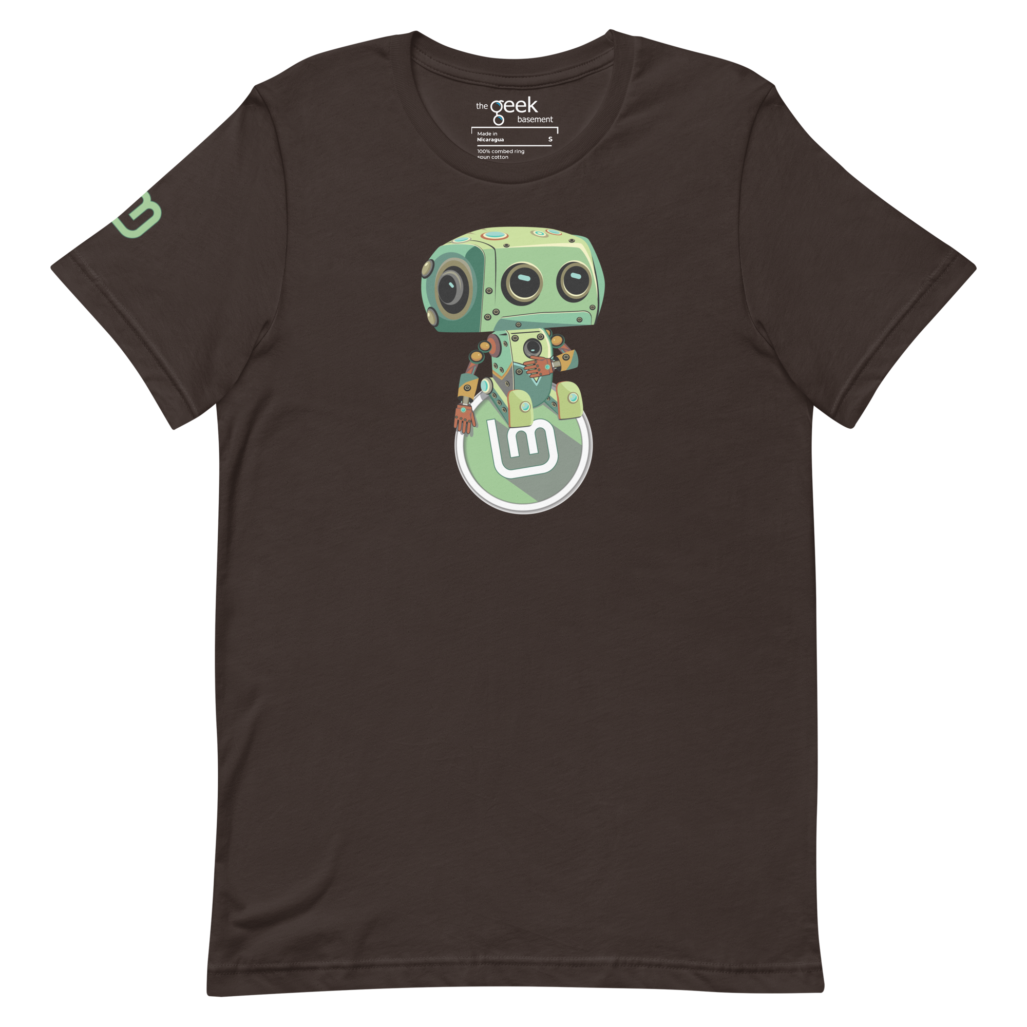 Linux Mint Robot Shirt - Image 4