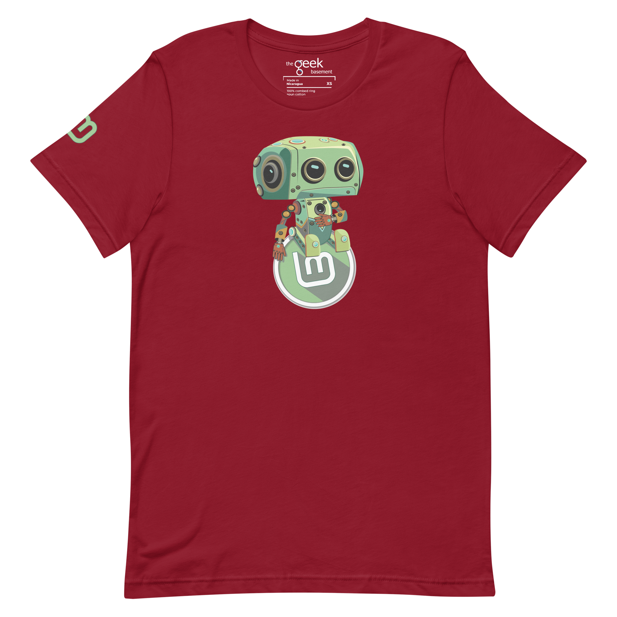 Linux Mint Robot Shirt - Image 3