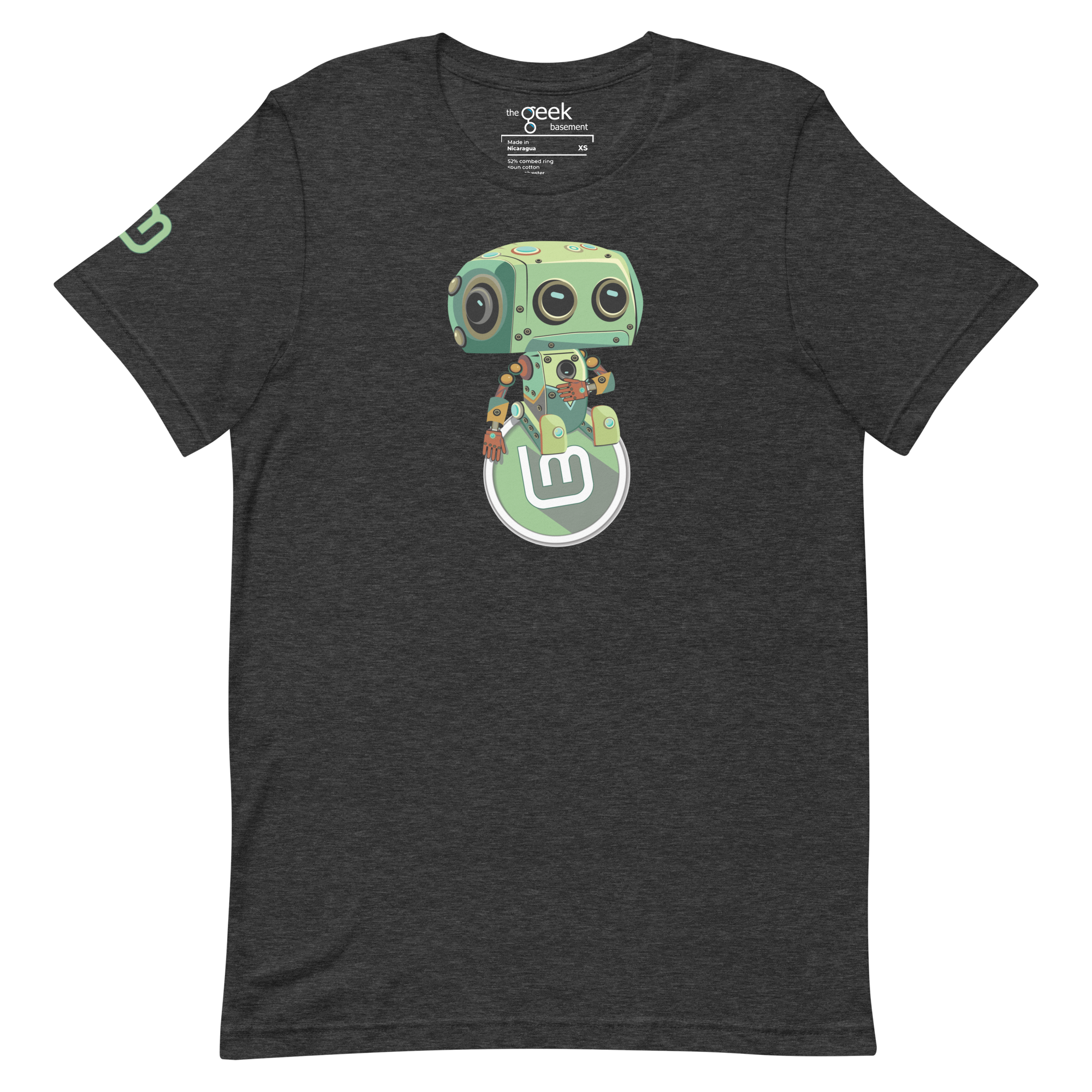 Linux Mint Robot Shirt - Image 7