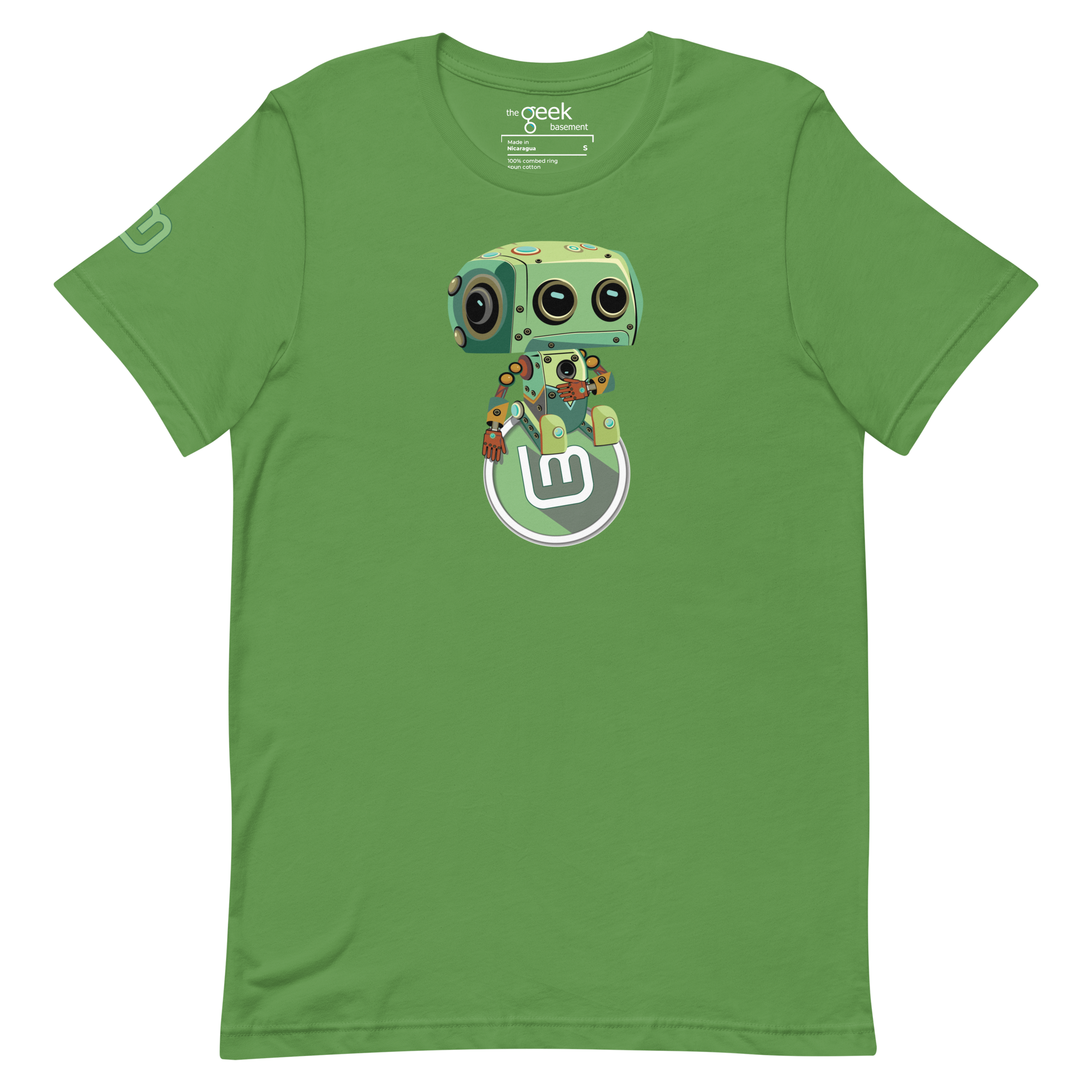 Linux Mint Robot Shirt - Image 8