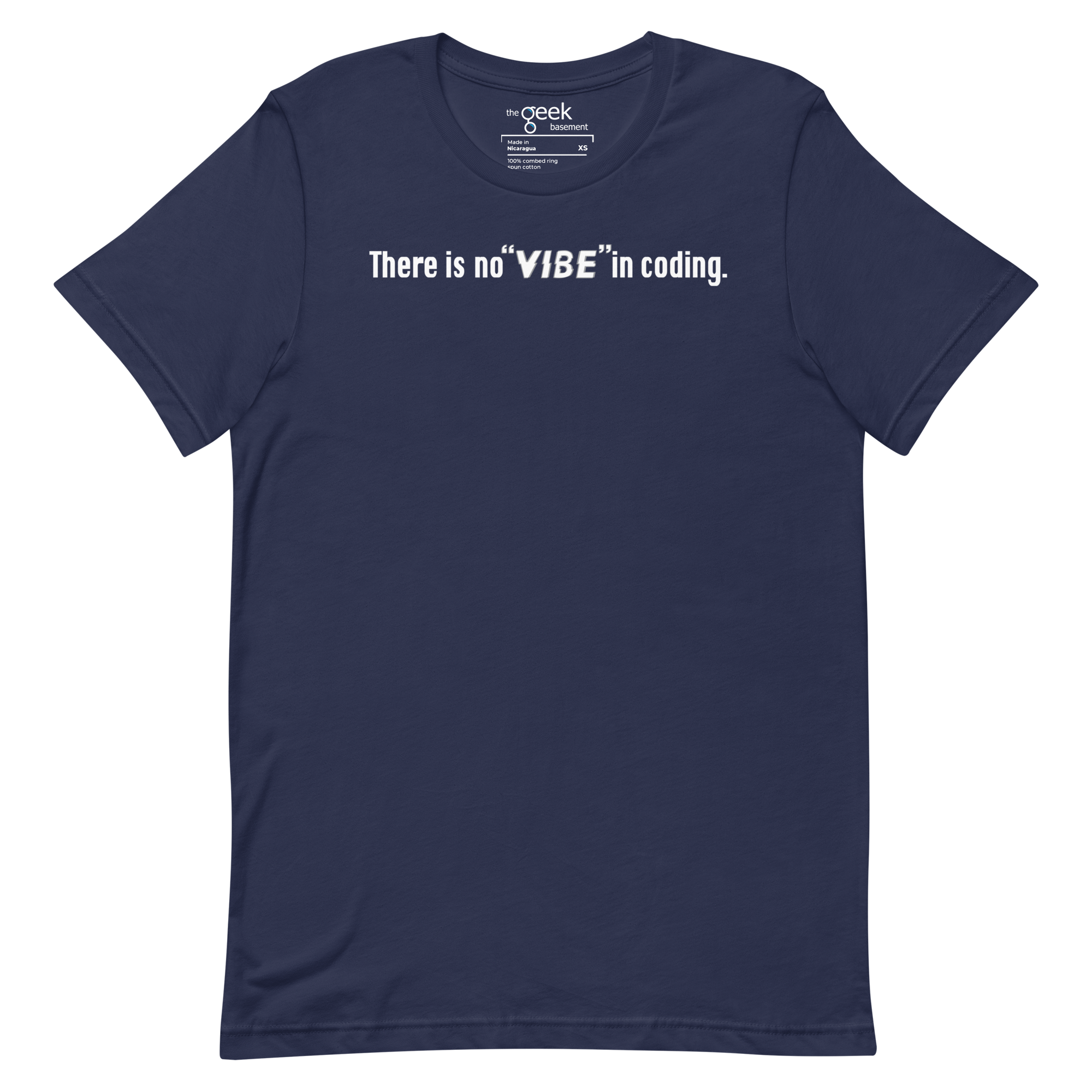 There is no "vibe" in coding Shirt - Image 3