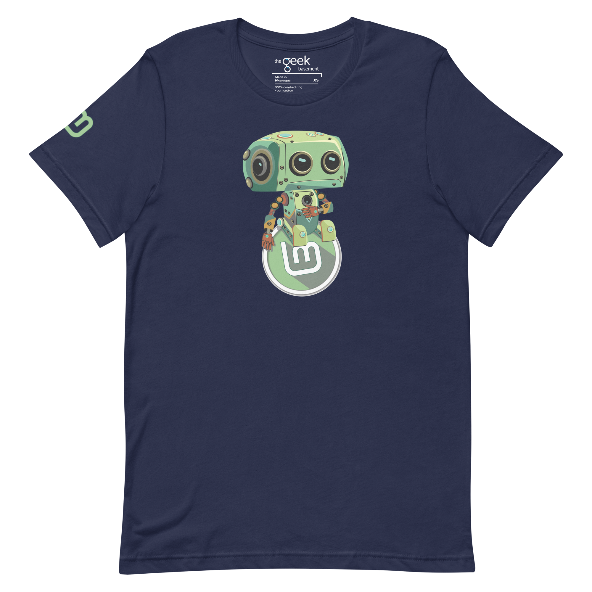Linux Mint Robot Shirt - Image 2