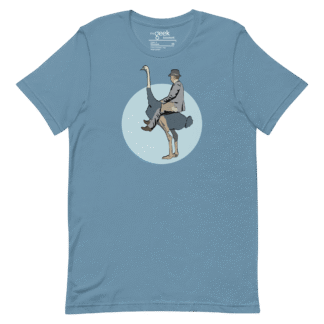 Man on Ostrich Shirt